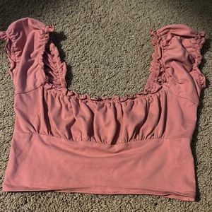 Rusty pink pacsun top